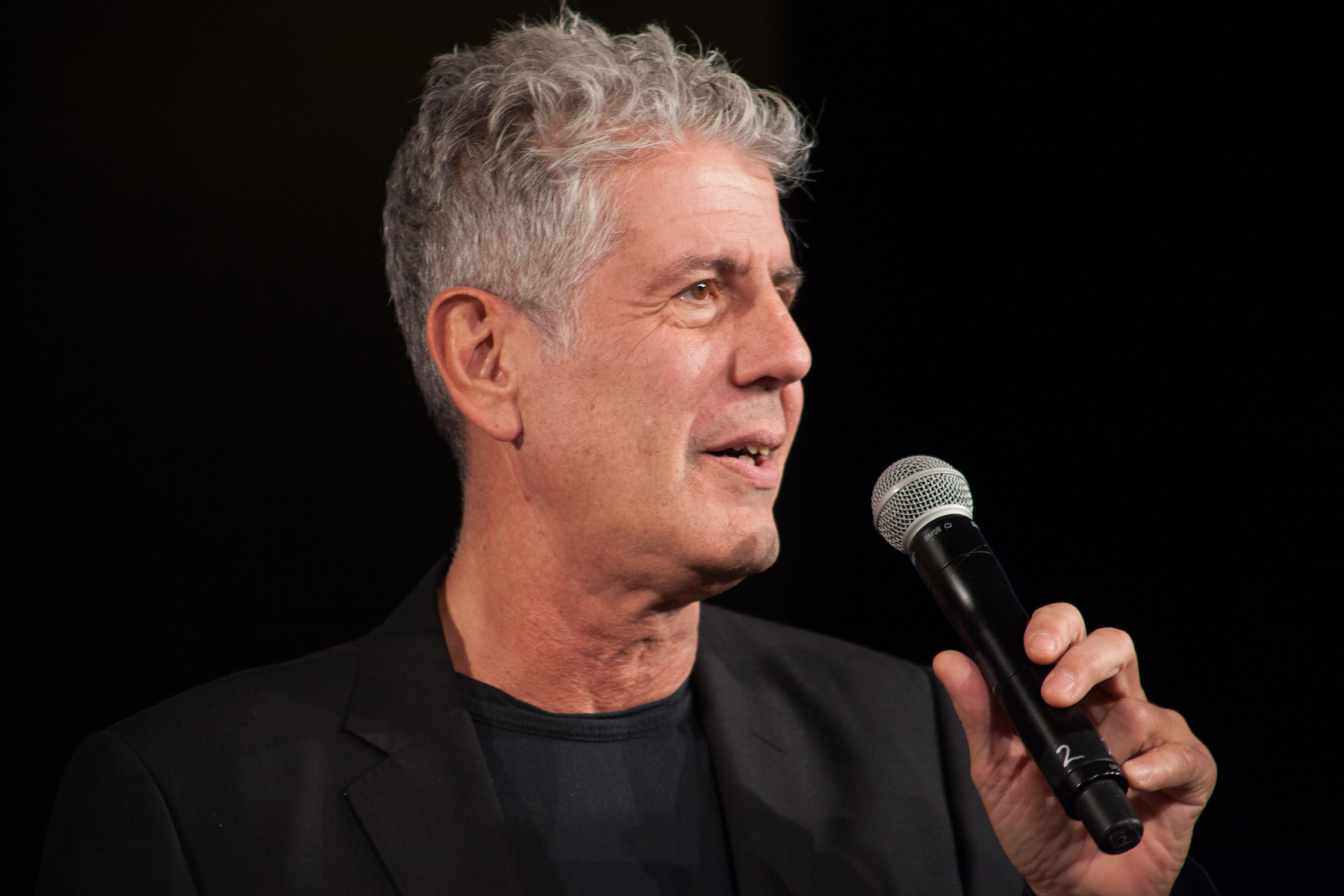 Anthony Bourdain at Capital Food Fight 2014 at the Ronald Regan Building and International Trade Center Washington DC | Photo by DC Food Photographer Jay Snap Snap